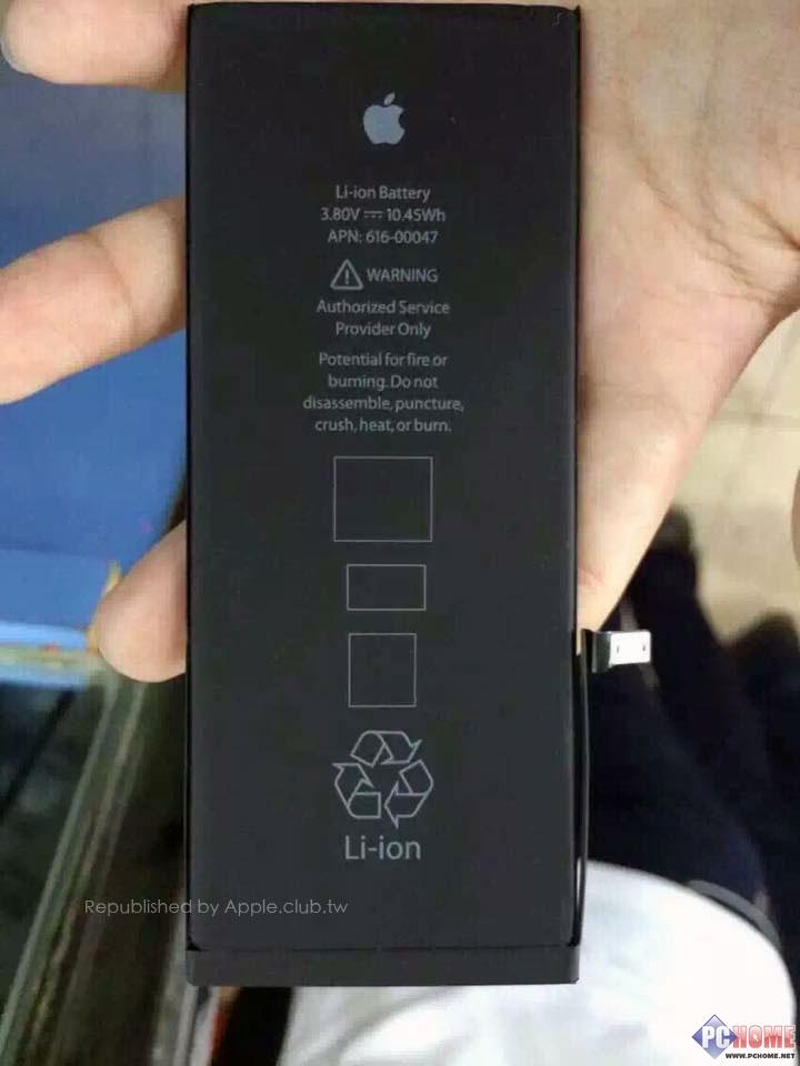 又变少了！iPhone 6S Plus电池2750mAh