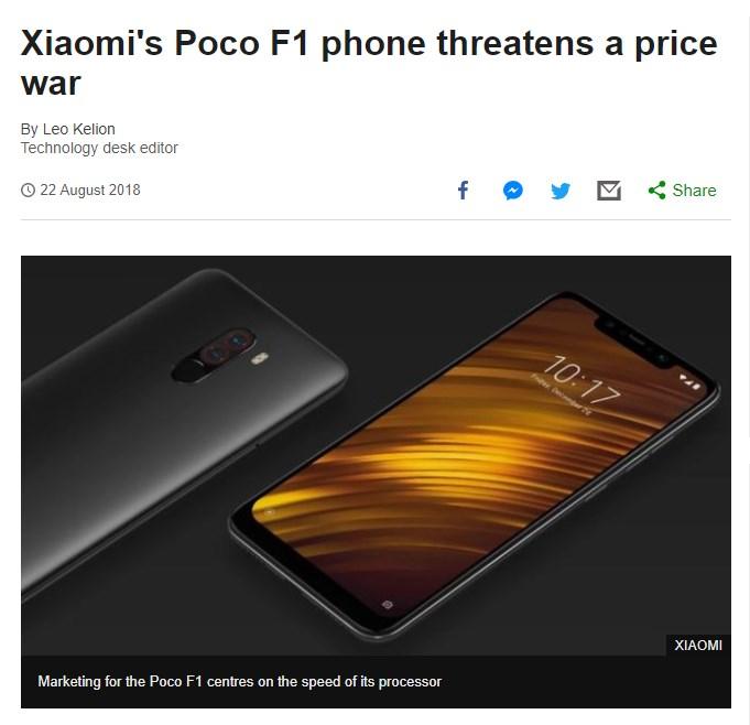 我望着Pocophone，满眼都是那1999元的小米