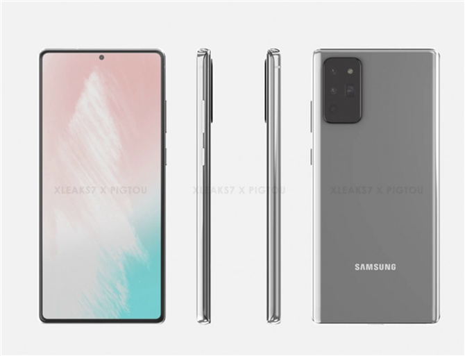 这次直接掰直了！三星Galaxy Note 20放弃曲面屏？