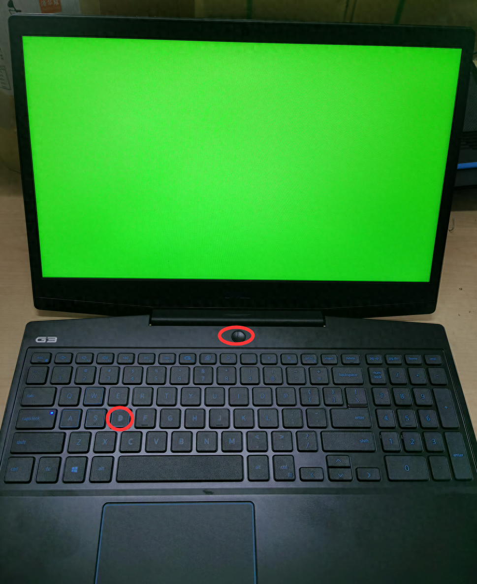 G3  3500 开机无法显示，能听到声音的检测案例