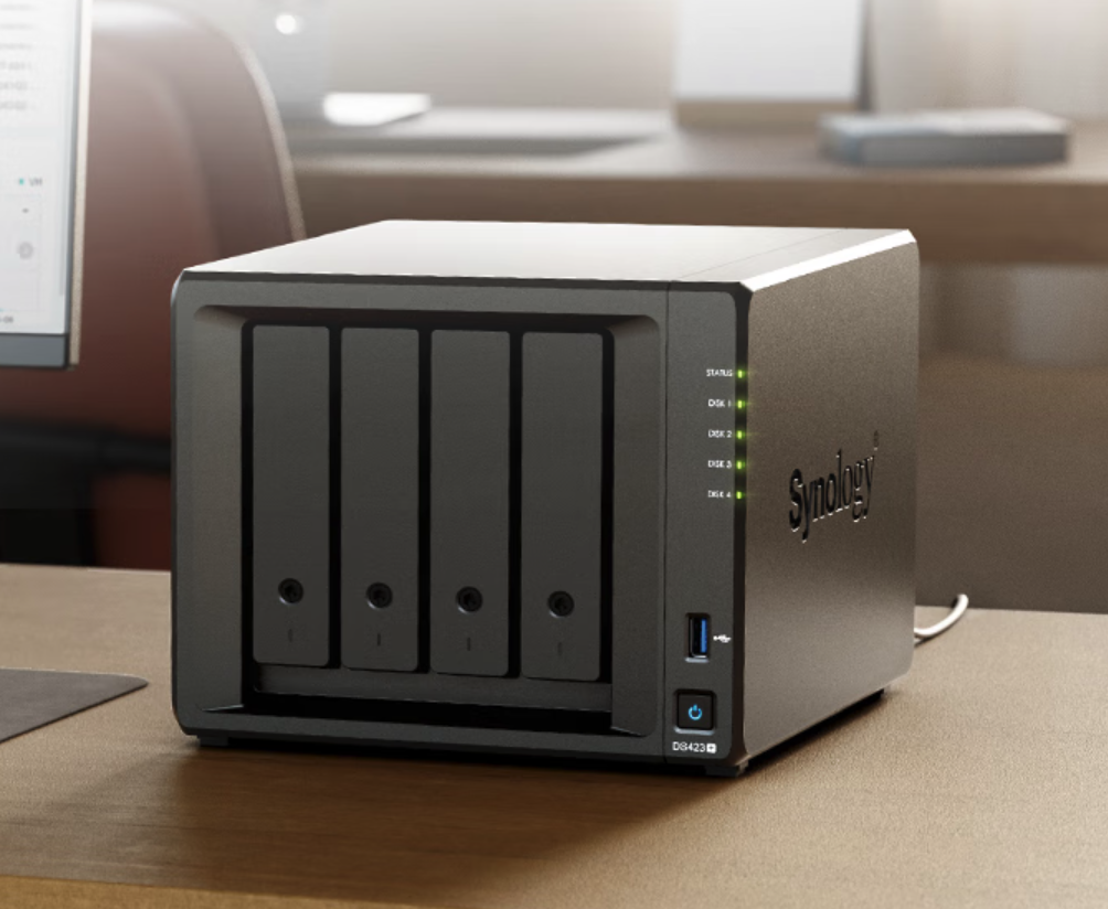 群晖新款NAS DS423+ 上架：赛扬J4125处理器，4盘位