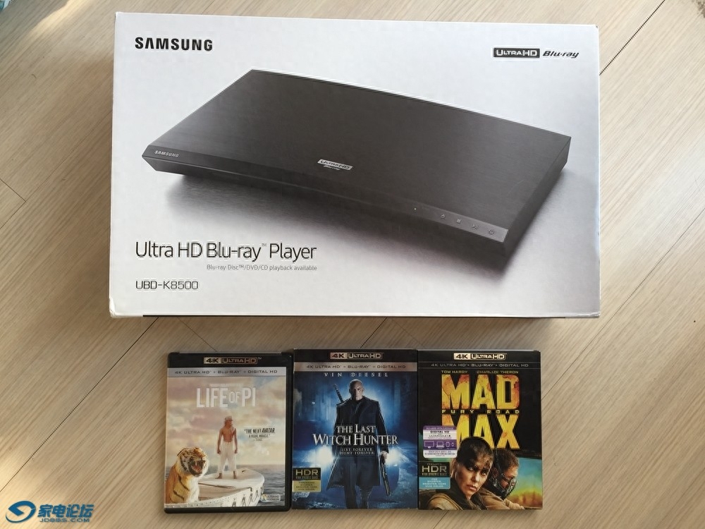 把TA扒光!海淘美版三星UBD-K8500 4K蓝光拆机
