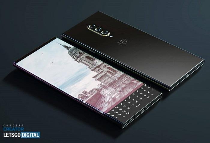 设计师分享BlackBerry 5G Android新机概念图：实体键盘不缺席