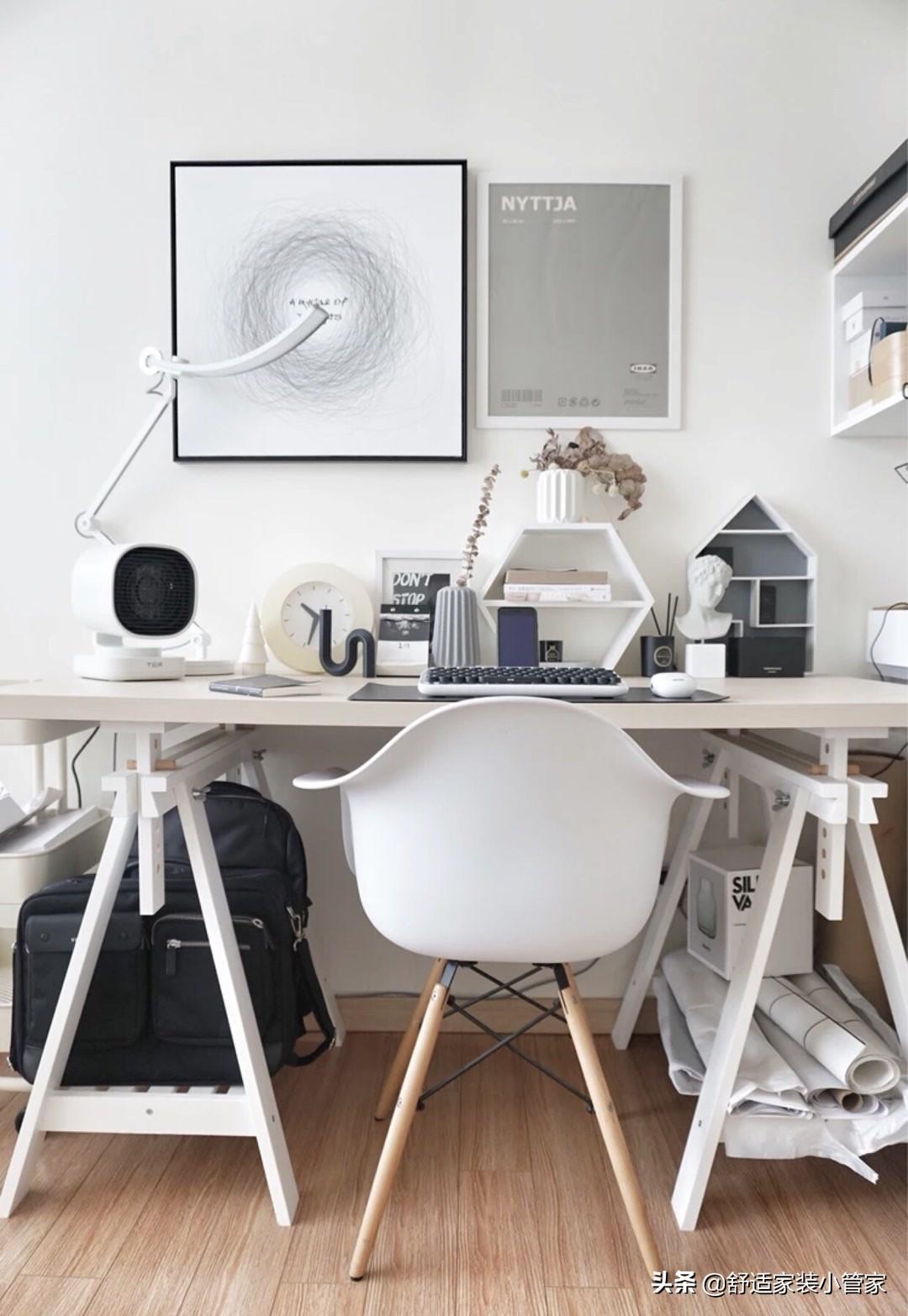 11款爆好看的卧室书桌、电脑桌设计实拍图,孩子看了一定超喜欢