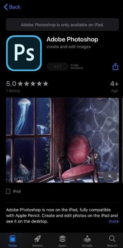 Photoshop iPad完整版本正式上线 美国用户已可下载