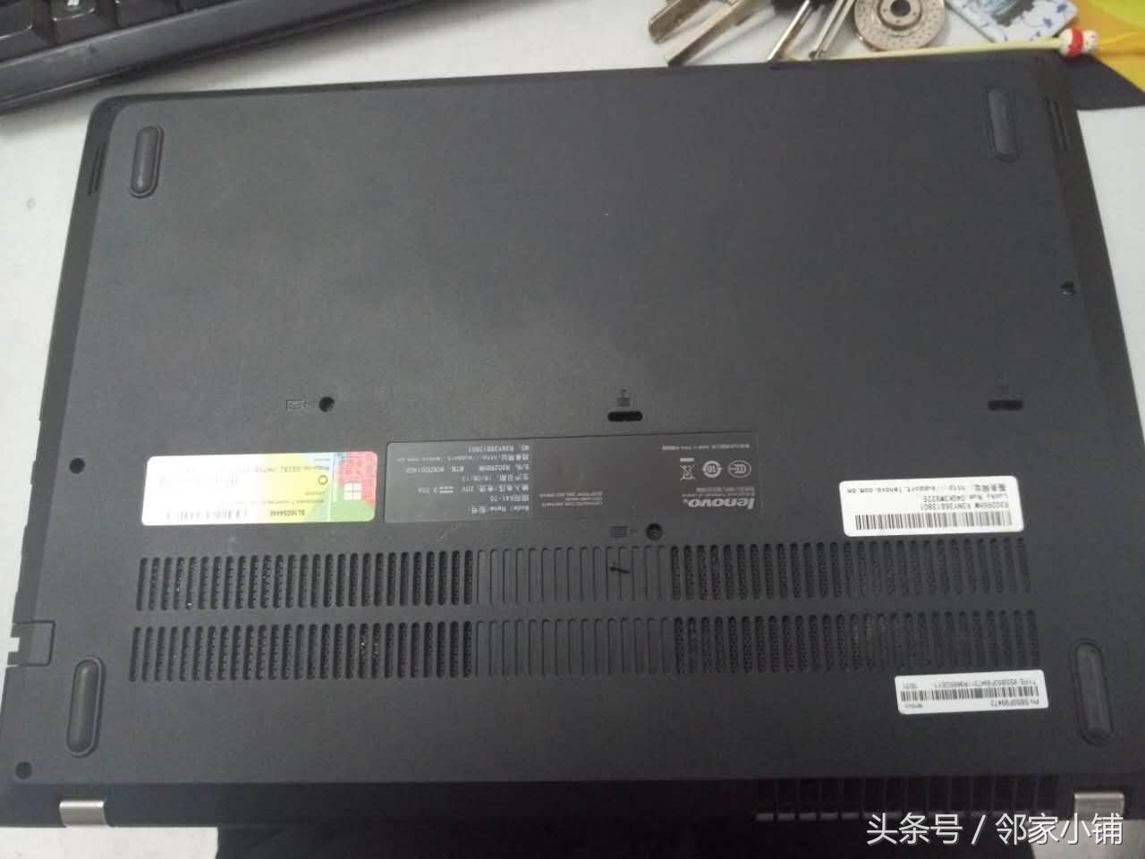 联想K41拆机加装内存条