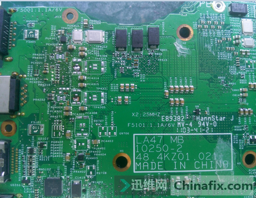 联想B470笔记本不开机故障维修一例