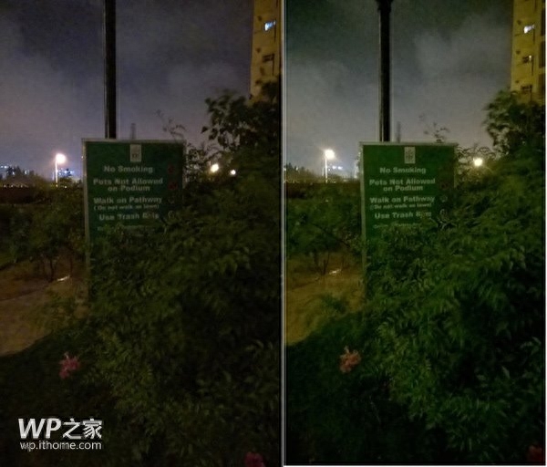 Lumia830 vs Lumia925低光成像对比