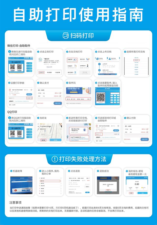 自助打印详细操作说明