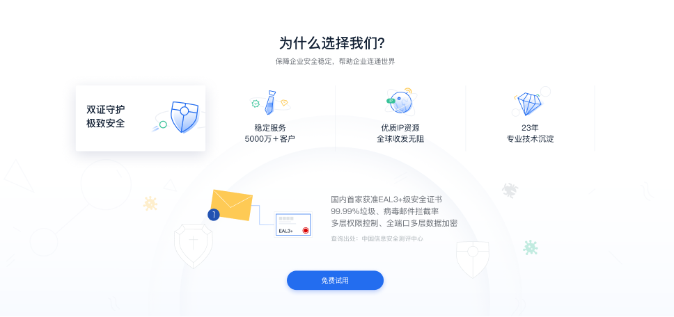 网易企业邮箱PC官网改版升级：安全稳定 连通世界