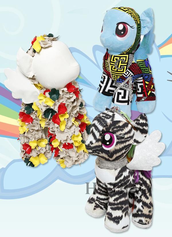 LuisaViaRoma联手12个时尚品牌推出My Little Pony彩虹小马艺术品，唤醒童年记忆，蕴