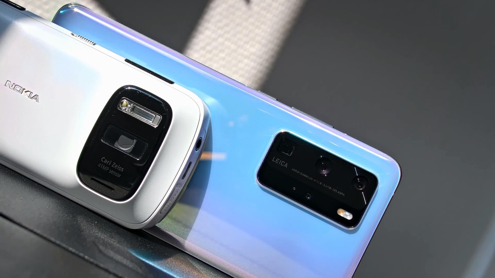 华为P40Pro和诺基亚808拍照对比：4镜头和单镜头差距比想象的大