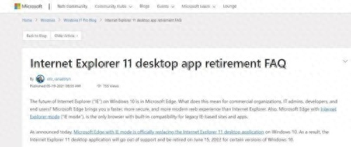 时代终结！别了，IE浏览器！曾占95%市场份额，网友：各种考试报名咋整？