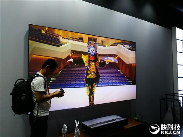 极米120寸4K无屏电视发布！这售价震惊了