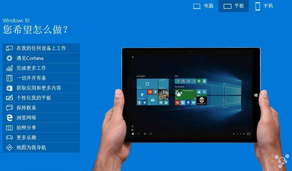 不知Win 10好用否?来微软官网玩详尽演示