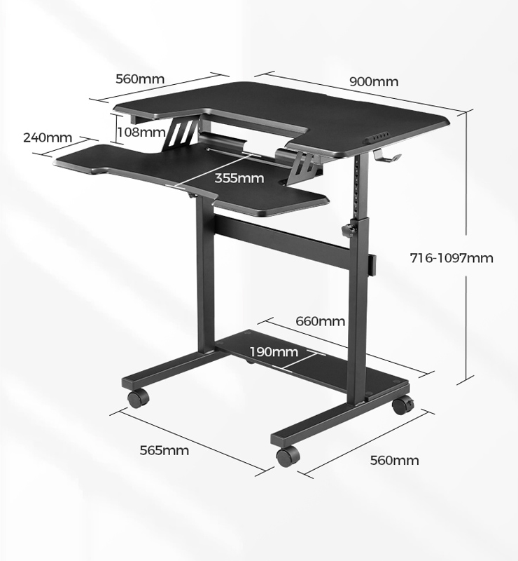 小户型该怎么选择电脑桌？不妨试试入手一张会移动的电脑桌