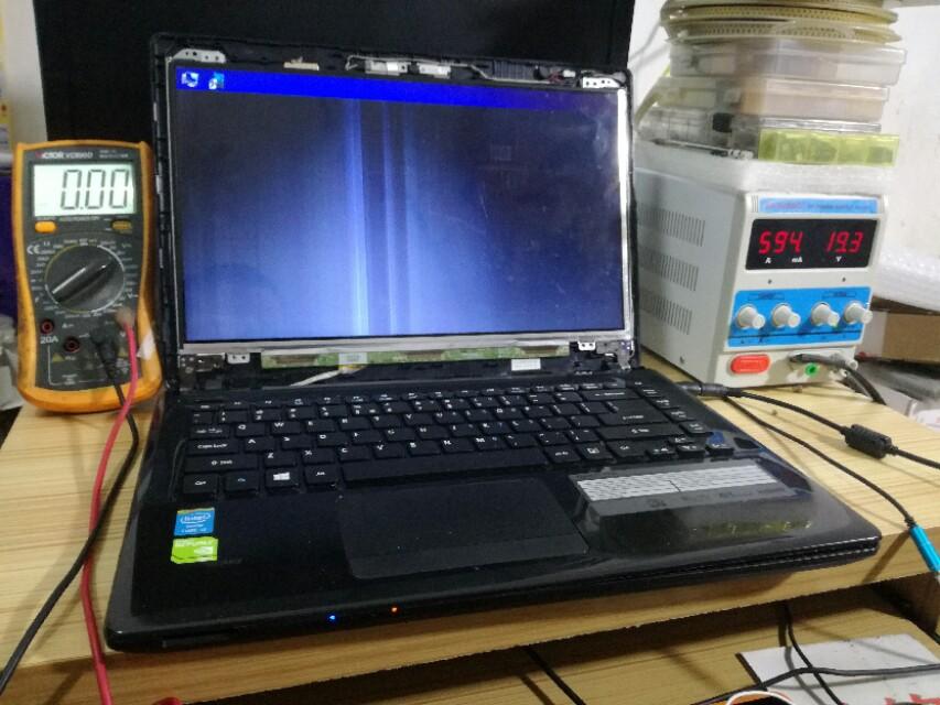 接上文介绍维修网友寄修的Acer笔记本电脑过程