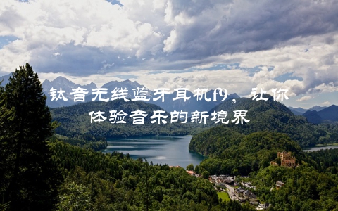 钛音无线蓝牙耳机f9，让你体验音乐的新境界