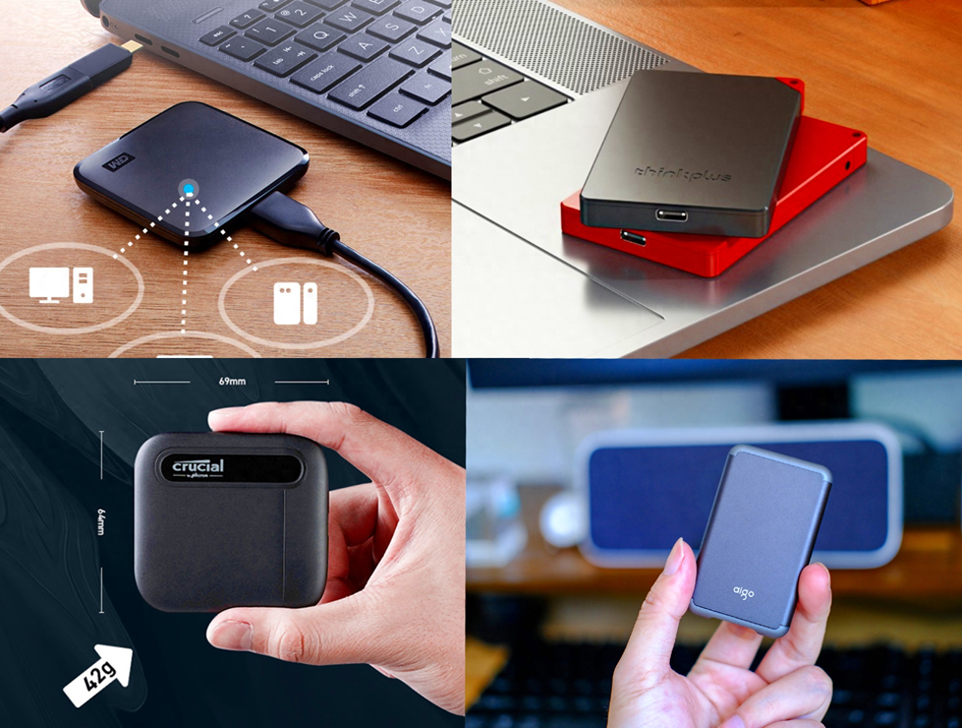 四款入门级的移动固态硬盘，哪一款性价比更突出一些？