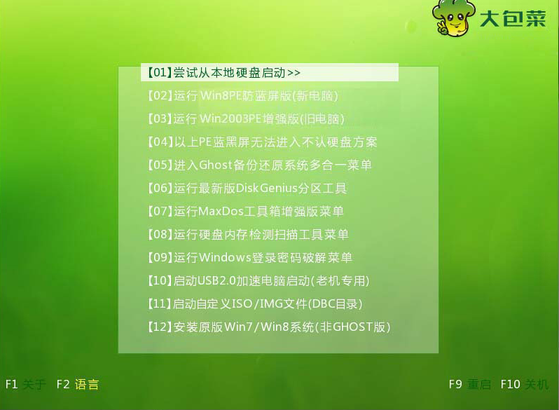 怎么用大白菜u盘重装系统（大白菜装机系统怎么用）