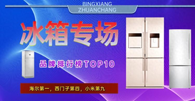 2023年冰箱品牌排行榜：海尔第一，西门子第四，小米排名满意吗？