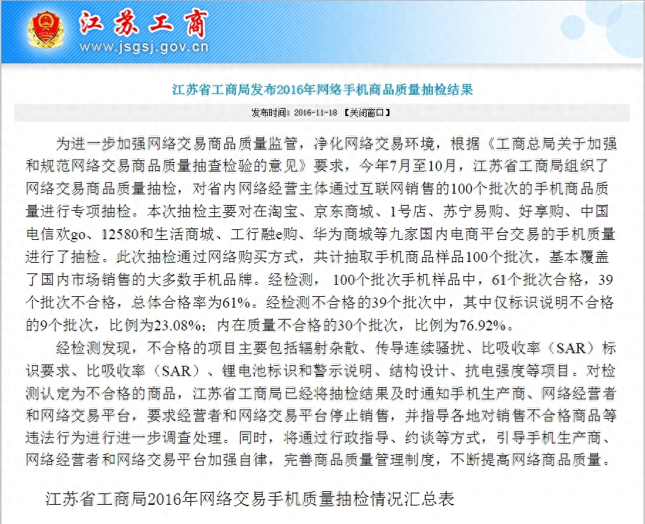 除了锤子,魅族,还有这几家也上了质检黑名单!