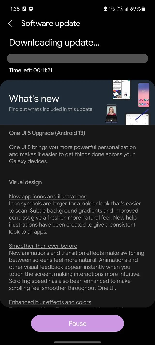 三星多款手机海外推送安卓13/One UI 5.0正式版