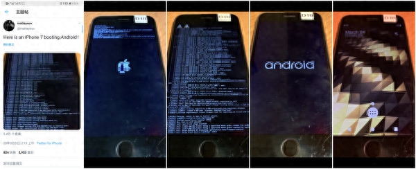 iPhone刷安卓系统是什么体验?开机速度挺快但很危险