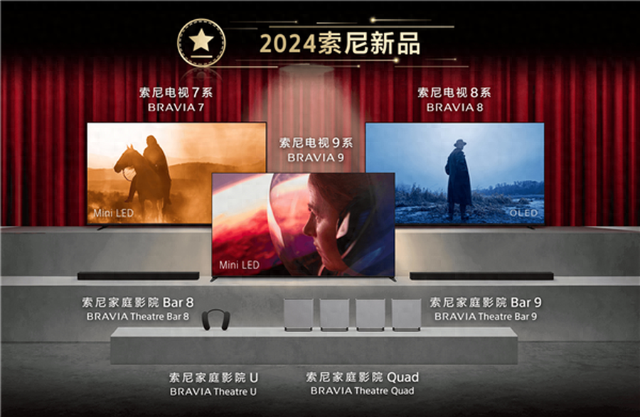 售价10999元起 索尼电视2024款发布 MiniLED产品成主流