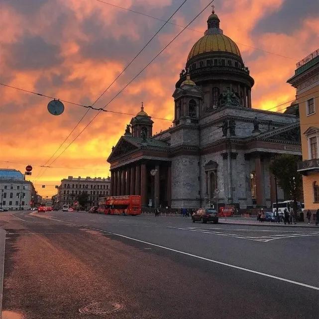 超温柔且治愈的落日背景图