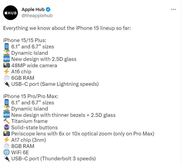 iPhone15仍是科技奇迹，将会有5大升级，第4个依然对果粉不友好