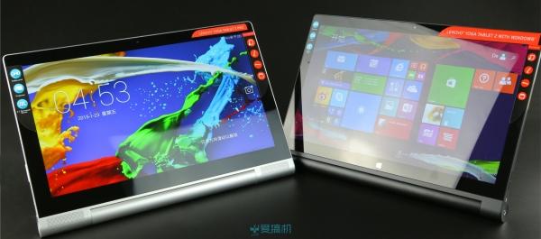 安卓/win8双子，联想YOGA Tablet 2对比图赏