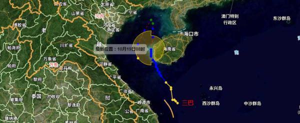 最大风力8级!台风“三巴”已在海南东方市沿海登陆