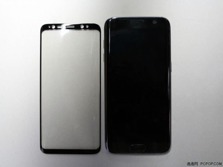 S8屏占比惊人：5.8寸机身与主流5.1寸相当
