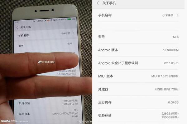 外媒曝光小米6参数：5.15英寸/骁龙835