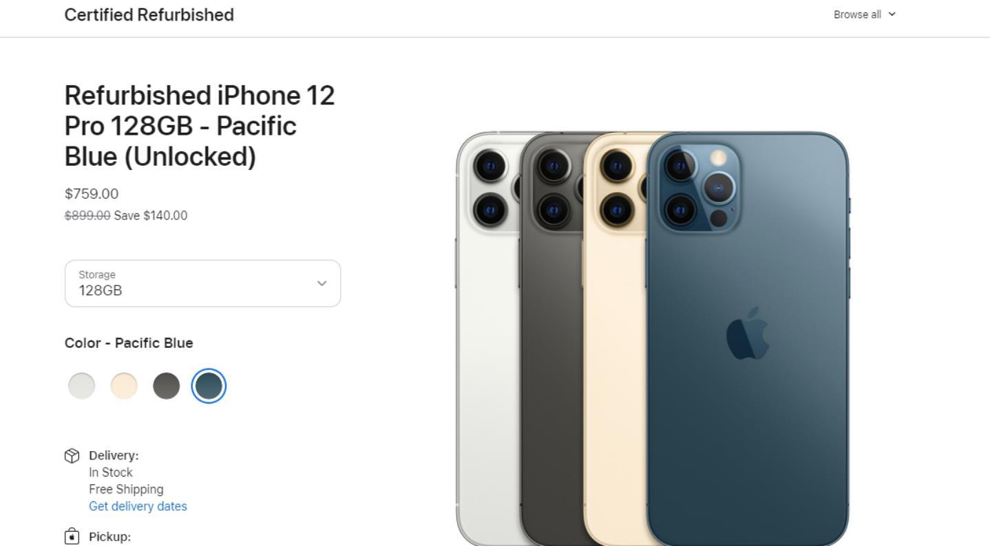 官翻版iPhone12Pro上架,相比新机便宜近千元,国内买不到