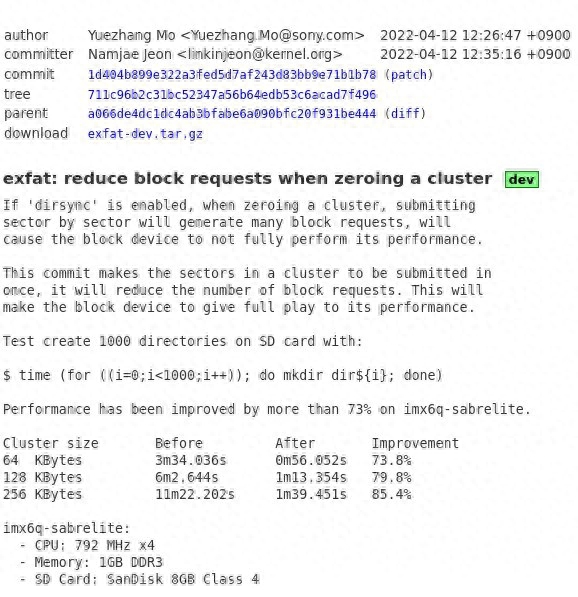 索尼工程师帮助改进 exFAT Linux 驱动,性能提升达 73%