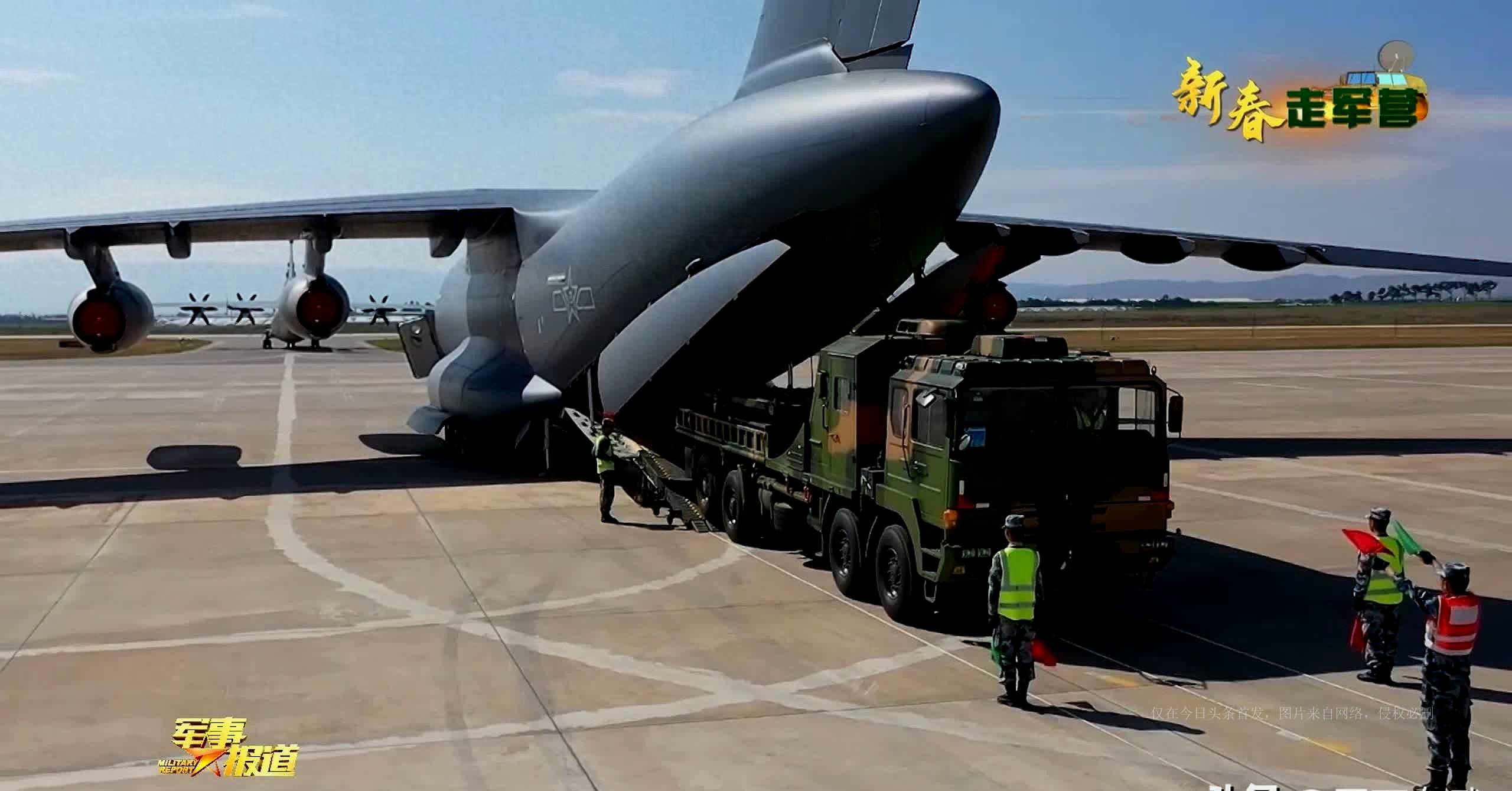 央视画面,空运红旗-22暴露运-20短板,中国还需要400吨级运输机