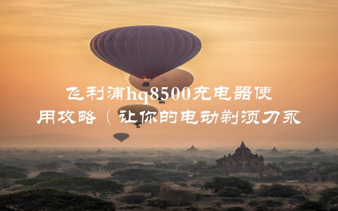 飞利浦hq8500充电器使用攻略（让你的电动剃须刀永远保持充电状态）