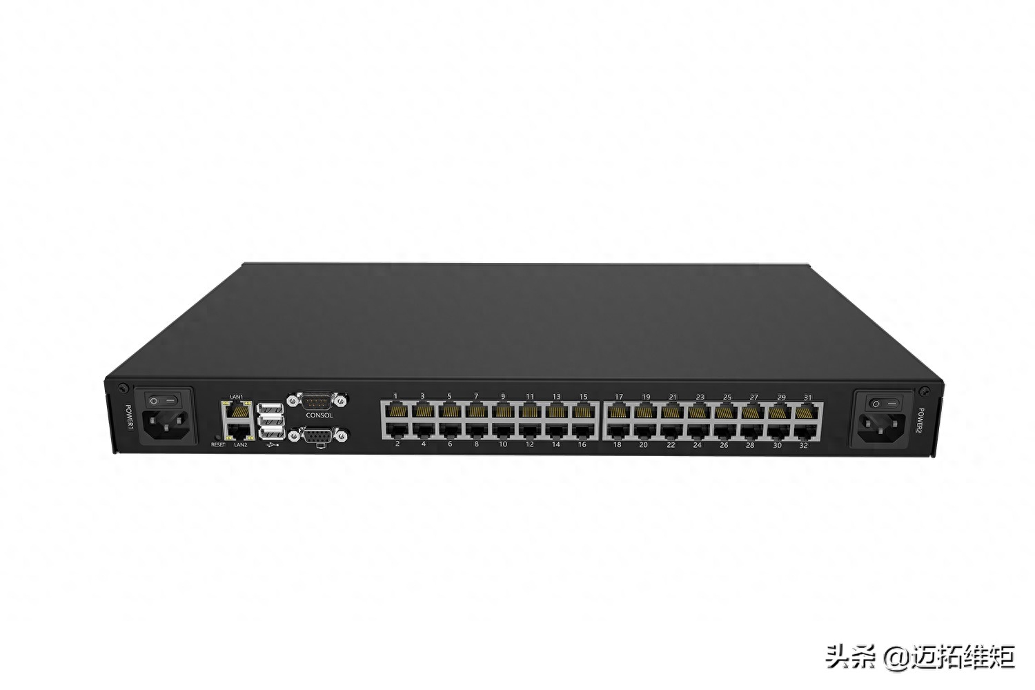 一体化支持远程IP管理的32端口KVM切换器