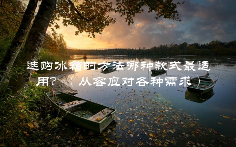 选购冰箱的方法哪种款式最适用？（从容应对各种需求）