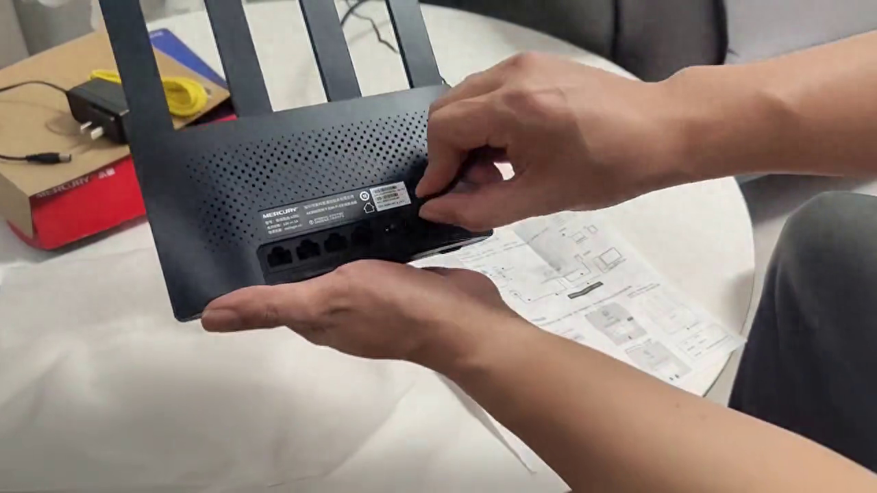 水星路由器安装及密码重置教程 #路由器