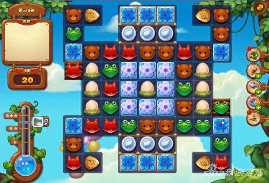 《开心消消乐》第638关三星完美通关攻略