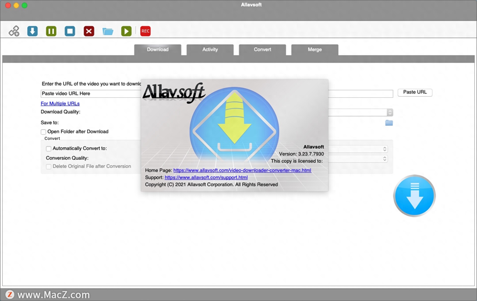 Allavsoft Video Downloader Converter for Mac(视频下载工具)