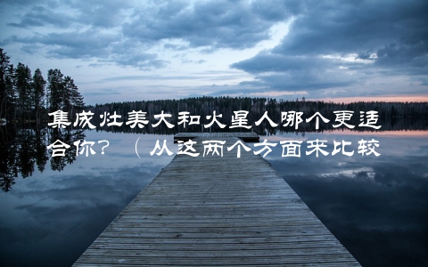 集成灶美大和火星人哪个更适合你？（从这两个方面来比较）