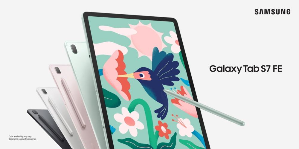 三星Galaxy Tab S7 FE平板发布：骁龙750G，约5050元起