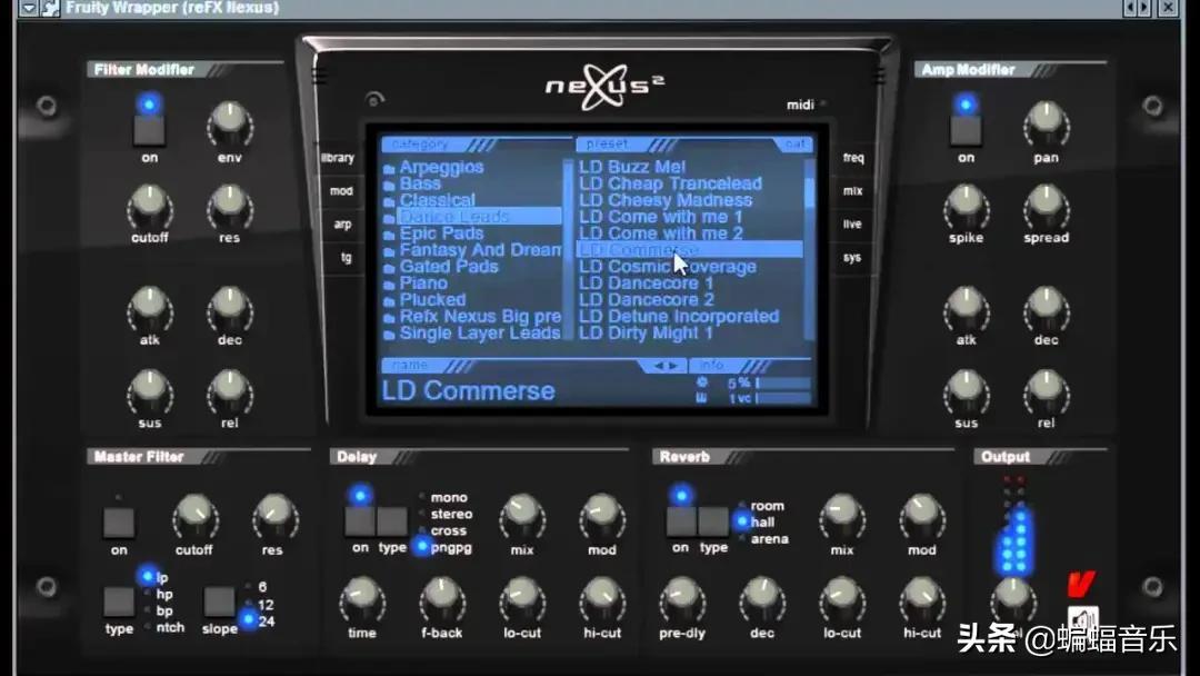 reFX Nexus合成器教程-EDMHiphip制作人必备｜蝙蝠音乐