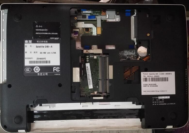 东芝C40-A(C40-as22w1)拆解拆机教程