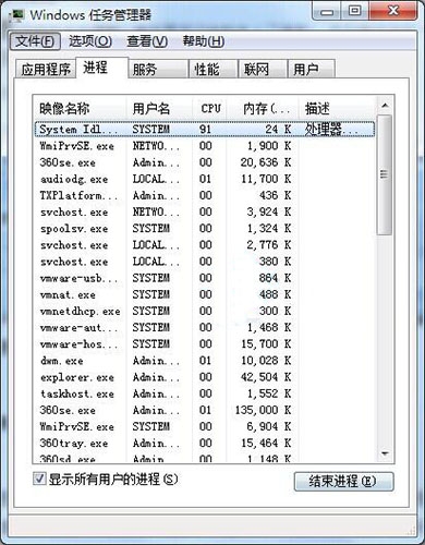 win7打开电脑黑屏只剩鼠标指针的解决教程