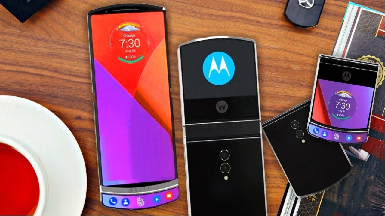 摩托罗拉MOTO经典再现RAZR V4折叠屏曝光或支持5G